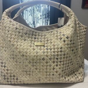 Cornelia Guest -Snake Weave Beige Hobo Bag